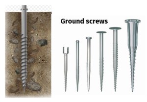 Abutment types - Ground Screws